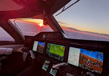 Landing in Bucharest
