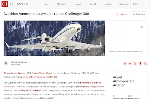 Atmospherica Private Jets