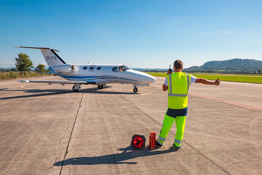 Technik přípravy letounů