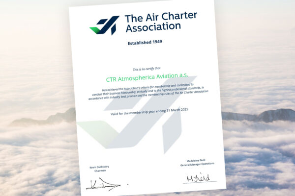 Atmospherica Aviation is member of The Air Charter Association